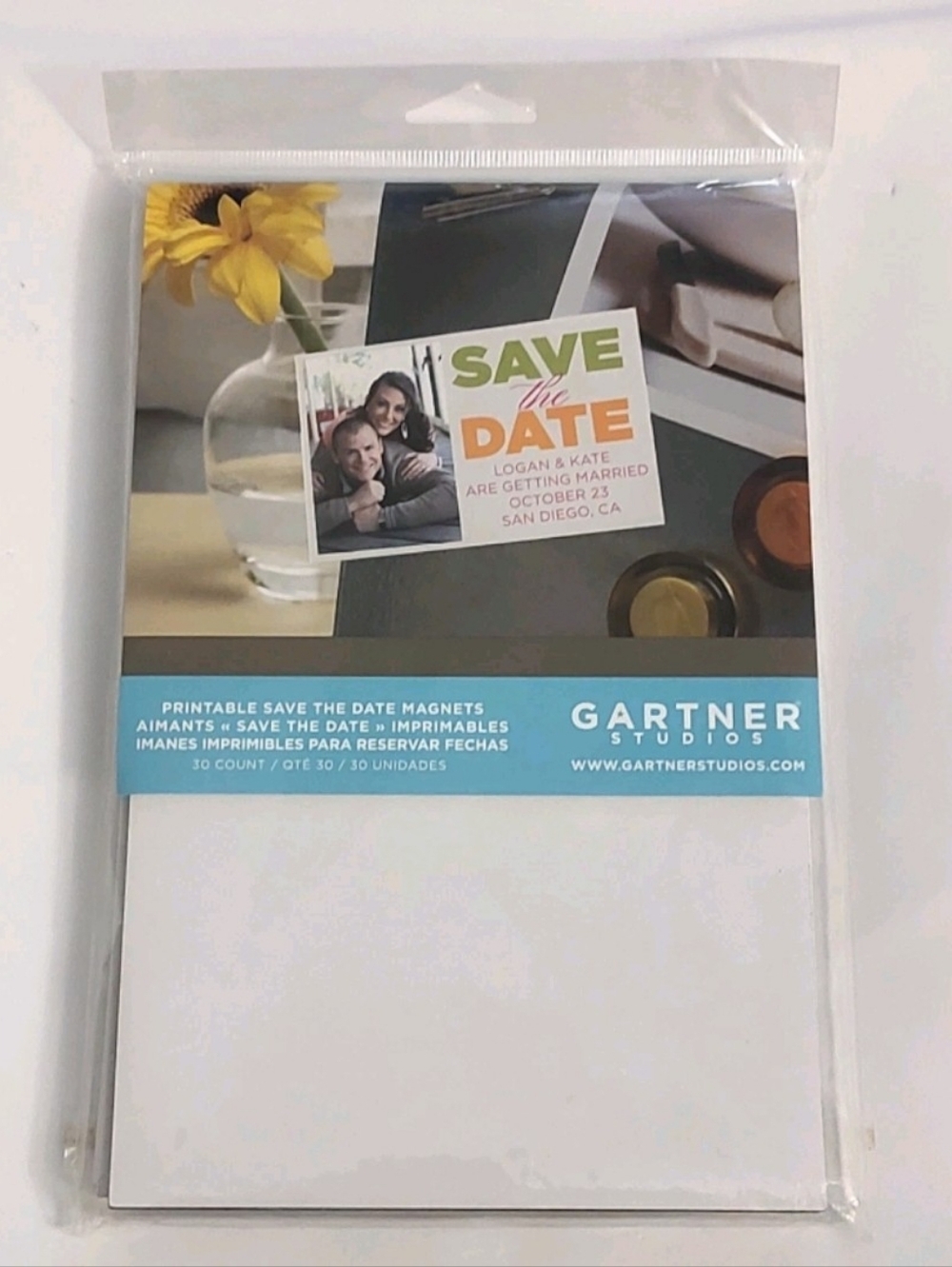 30ct DIY Printable Magnets Photos Crafts Wedding Announcements Save The Date